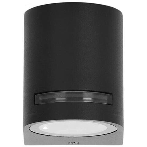 Applique Da Parete Muro Lampada Portafaretto Gu10 Interno Esterno Ip54 Nero - Foto 2