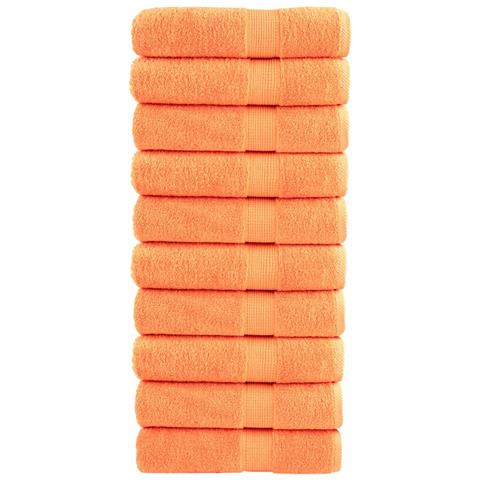 Asciugamani da Bagno SOLUND 10 pz Verdi 100x150cm 600 g /m² - Foto 1