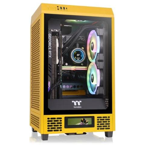Case TT 41044 Mini Tower ITX / Mini-ITX 2 Porte USB 3.0 Colore Giallo - Foto 2