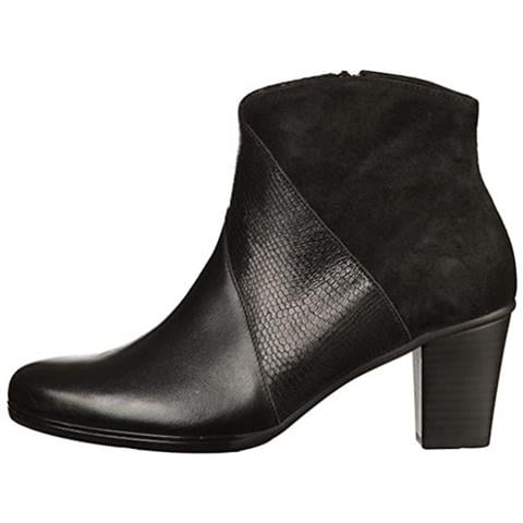 Stivali Con Zip In Pelle Nera Da Donna 36 - Foto 2