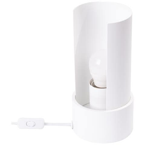 Lampada Da Tavolo Flash Bianco Sl. 1675 - Minimalista Lampada Da Scrivania Bianco 21x10x10 Cm - Foto 1