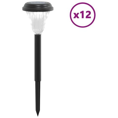 Luci Solari per Percorsi con Picchetti 12 pz Bianche - Foto 1