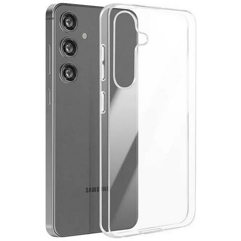 Ultra Slim Custodia Tpu Silicone 0,3mm Cover Case Per Samsung Galaxy S25 Trasparente - Foto 1