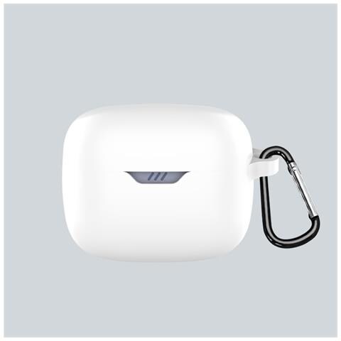 Custodia Protettiva Per Jbl Tune Buds Con Moschettone White - Foto 2