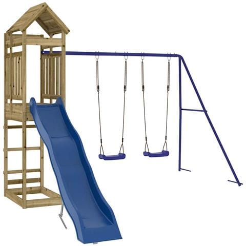 Set Da Gioco Da Esterno In Legno Di Pino Impregnato - Foto 2