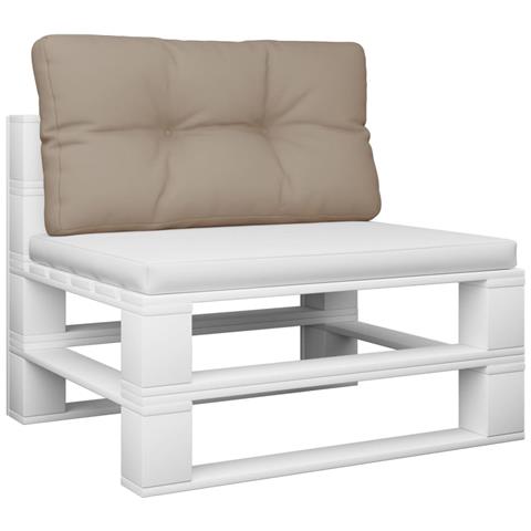 Cuscino Per Pallet Tortora 80x40x12 Cm In Tessuto - Foto 3