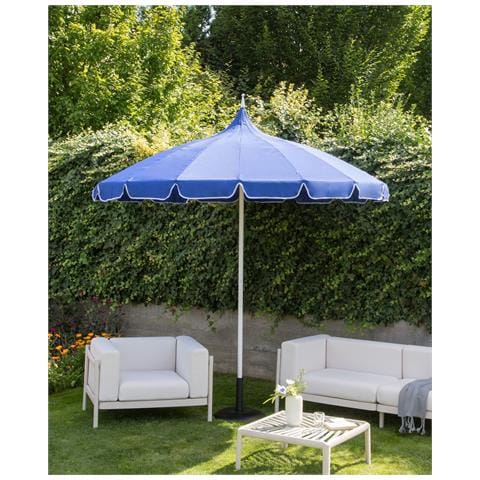 Ombrellone Da Esterno 245 Cm Minoa Blu - Foto 1