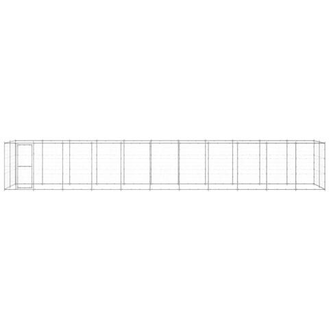 Lusso Casadino -  Gabbia Per Cani Da Esterno In Acciaio Zincato 26,62m² - Foto 2