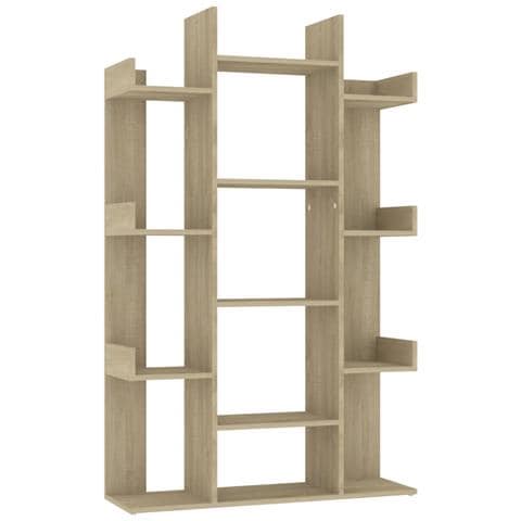 Lusso Casadino - Libreria Rovere Sonoma 86x25,5x140 Cm In Truciolato - Foto 1