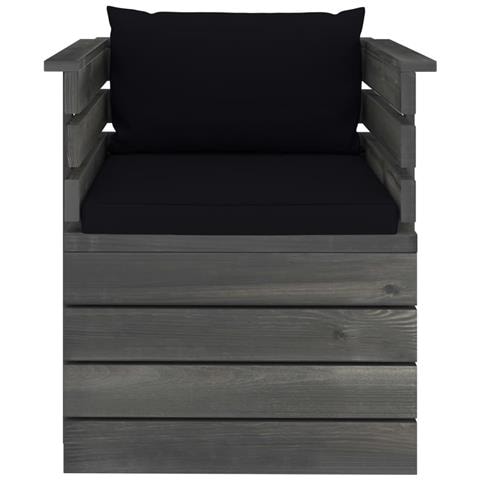 Lusso Casadino -  Poltrona Da Giardino Con Cuscini In Legno Di Pino - Foto 2