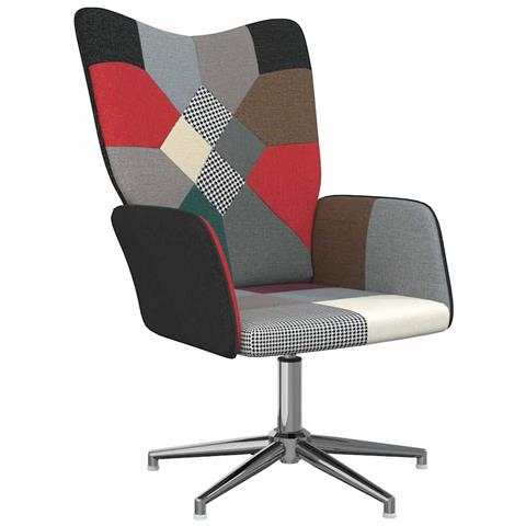 Sedia Relax In Tessuto Patchwork - Foto 2