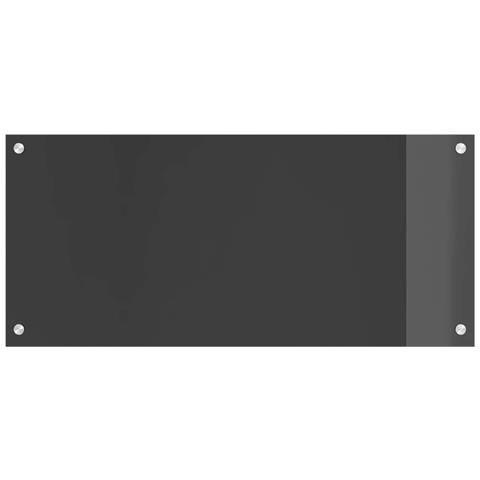 Schienale per Cucina  Grigio Scuro 90x40x0,6 cm in Vetro Temperato - Foto 2