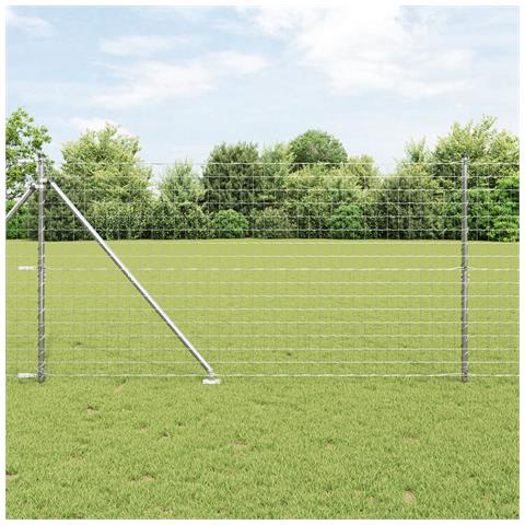 Euro Fence con 7 pali a punta 1.2x10 m in acciaio zincato - Foto 2