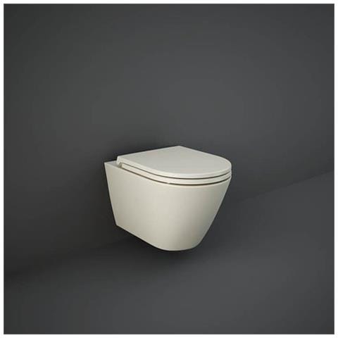 Sanitari Sospesi Opaco Feeling : Vaso, Bidet, Copriwater Soft-close Beige Opaco - Foto 1