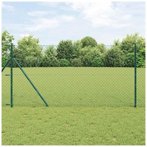 Recinzione a maglie di catena da fissare a terra 10 x 1,2 m - Foto 2