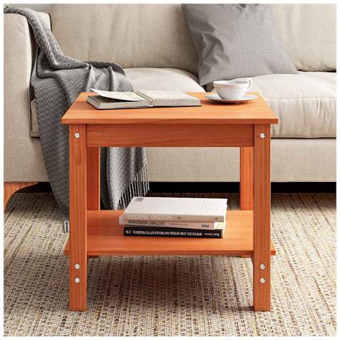 Tavolino da salotto Cera marrone 50 x 50 x 45 cm - Foto 2