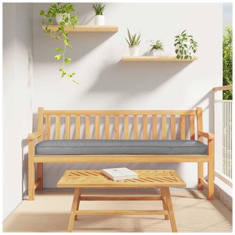 Cuscino per pallet Grigio 180 x 40 x 8 cm Tessuto Oxford - Foto 2