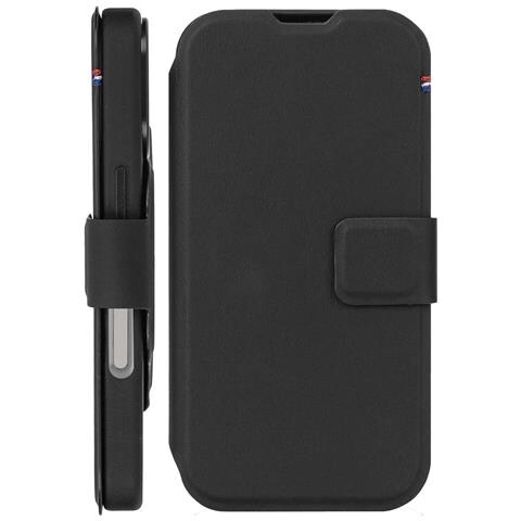 Custodia Folio Per Iphone 17 Pro Max In Silicone Testurizzato Con Cover Amovibile, Nero - Foto 2