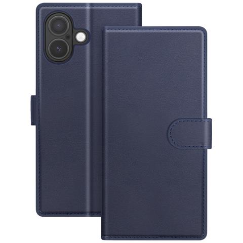 Custodia A Portafoglio 2 In 1 Per Iphone 17 Con Cover Staccabile, Blu Notte - Foto 1
