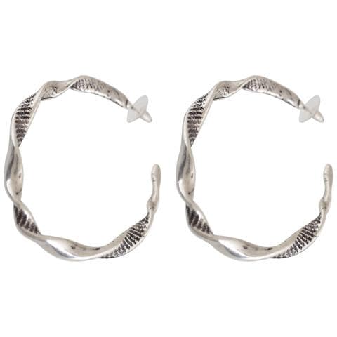 Cerchio A Spirale In Argento-creolo - Foto 1