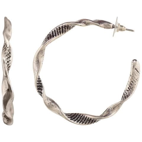 Cerchio A Spirale In Argento-creolo - Foto 3