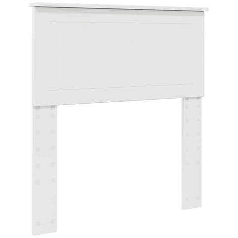 Testiera con testiera Bianco Lucido 80 cm Legno multistrato - Foto 1