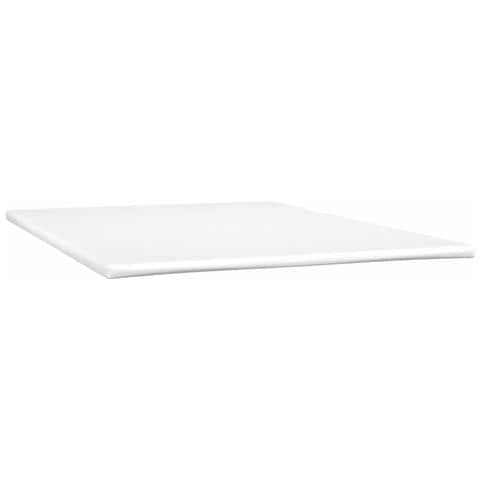 Letto a Molle con Materasso e LED Rosa 140x210 cm in Velluto - Foto 9