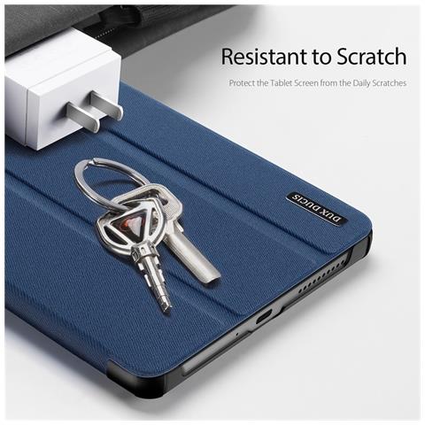 Cover per Tab M8 (4th Gen) 2024 - Pelle /PU, Blu - Foto 4