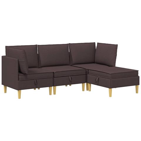 Set di divani modulari con spazio di archiviazione 4 pcs - Foto 1