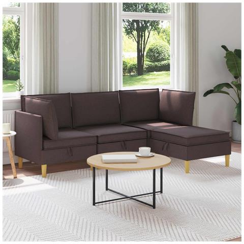Set di divani modulari con spazio di archiviazione 4 pcs - Foto 2