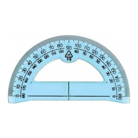 pz. 1 Goniometro Tecnoschool azzurro trasp 10cm 180? 404SS - Foto 2
