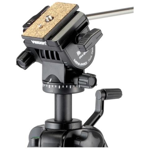 Treppiede con Testa a 3 Movimenti Altezza Max 153.5 cm Nero V36020-EU - Foto 1