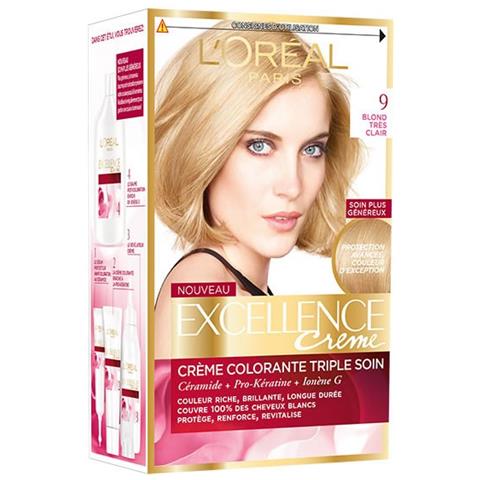 Excellence Creme Tinte 9 Rubio Claro Cl Aro - Foto 2
