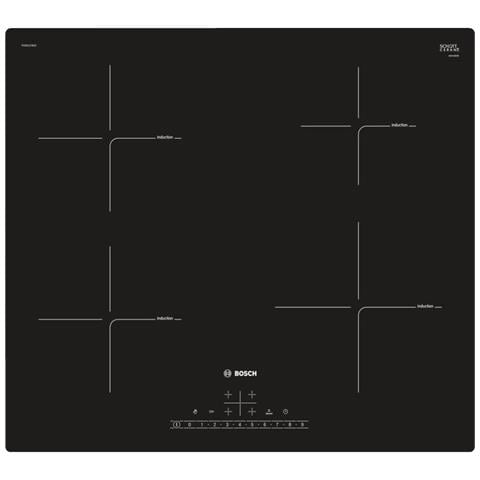 BOSCH Piano Cottura PUE611FB1E a Induzione 4 Zone Cottura da 59.2 cm Colore Nero BOSCH Piano Cottura PUE611FB1E a Induzione 4 Zone Cottura da 59.2 cm Colore Nero