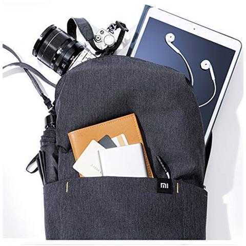 Zaino Casual Daypack Unisex in Poliestere Colore Nero - Foto 2