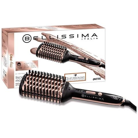 Bellissima My Pro Magic Straight Brush Pb11-100 Spazzola Lisciacapelli In Ceramica Con Ion Technology - Foto 4