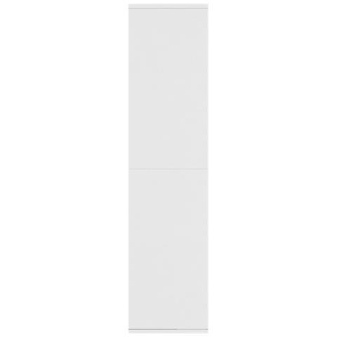 Libreria /Credenza Bianca 66x30x130 cm in Legno Multistrato - Foto 9