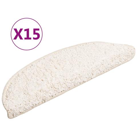 Tappetini Per Scale 15 Pz Bianchi 56x20 Cm - Foto 1