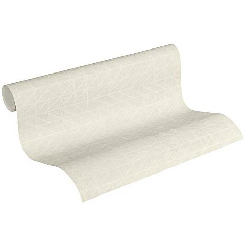 Ethnic Origin 371741 - Carta Da Parati In Tessuto Non Tessuto, Motivo Geometrico Vintage, 10,05 X 0,53 M, Nero Metallizzato, 371742 - Foto 1