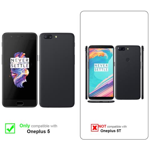 Catena Di Telefoni Cellulari Compatibile Con Oneplus 5 In Nero Argento - Coperchio Protettivo In Silicone Con Anelli D'oro, Cinturino In Corda E Custodia Staccabile - Foto 10