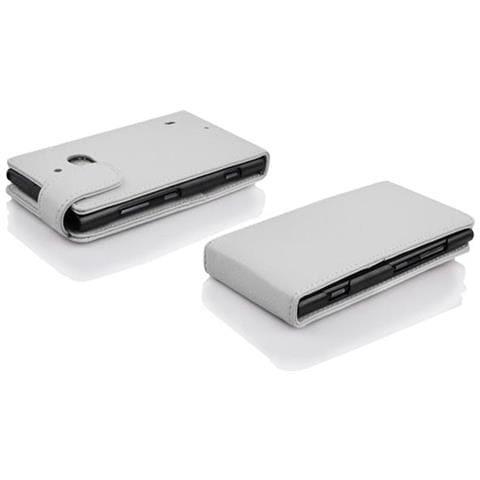 Custodia Compatibile Con Nokia Lumia 929 / 930 In Magnesio Bianco - Coperchio Protettivo In Design Flip Realizzato In Similpelle Testurizzata - Foto 6