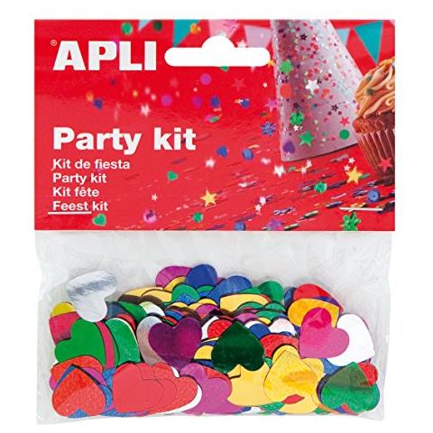 Partito Kit Bolsa De Corazones 15 Millimetri Metalizadas 13820 - Foto 1