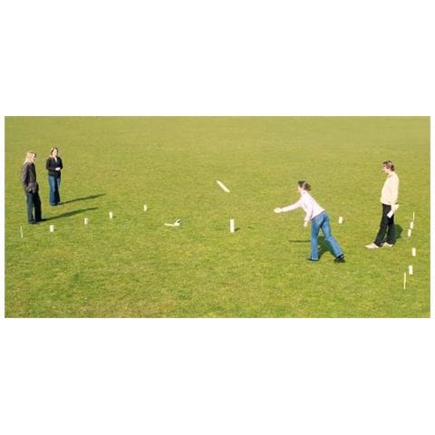 Vichingo Kubb Gioco, Piccola Di Dimensione, In Sacchetto Di Cotone Re = 4.5 X 4.5 X 25 Cm, In Legno, 21 Del Partito, Per Pezzo - Foto 2