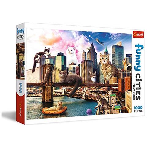 Katzen In New York Puzzle Colori, 1000 Teile, 10595 - Foto 1