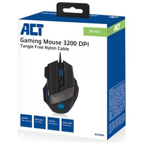 Ac5000 Mouse Mano Destra Usb Tipo A Ottico 3200 Dpi - Foto 2