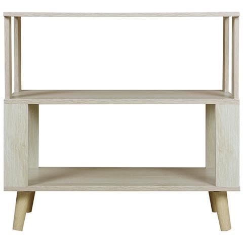 Tavolino, Cases, 60x30x57 Cm, Marrone, Struttura In Mdf, Diversi Ripiani - Foto 1