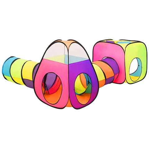 Tenda Da Gioco Per Bambini 250 Palline Multicolore 190x264x90cm - Foto 2