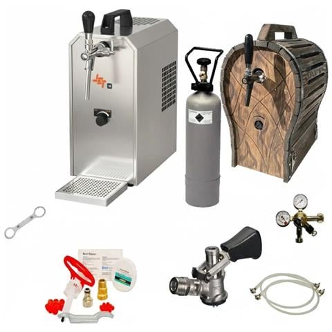 Set Completo - Spillatore Birra - Jet 30 Dispenser Birra Macchina Per Birra 1-linea 35 Litri /h - Set Di Pulizia Per Spillatore Birra E Fusto Keg Keykeg - Foto 6