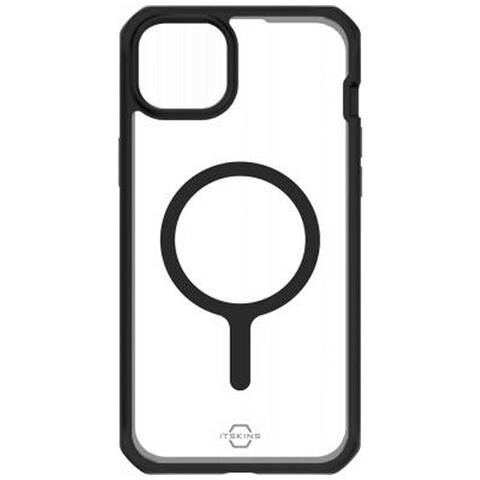 Cover Rinforzata Hybrid R Sling Magsafe Per Iphone 15, Nero Transparente - Foto 1