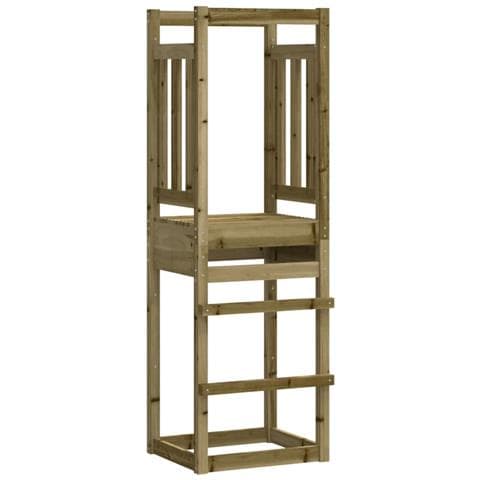 Torre Da Gioco 53x46,5x169 Cm In Legno Di Pino Impregnato - Foto 1
